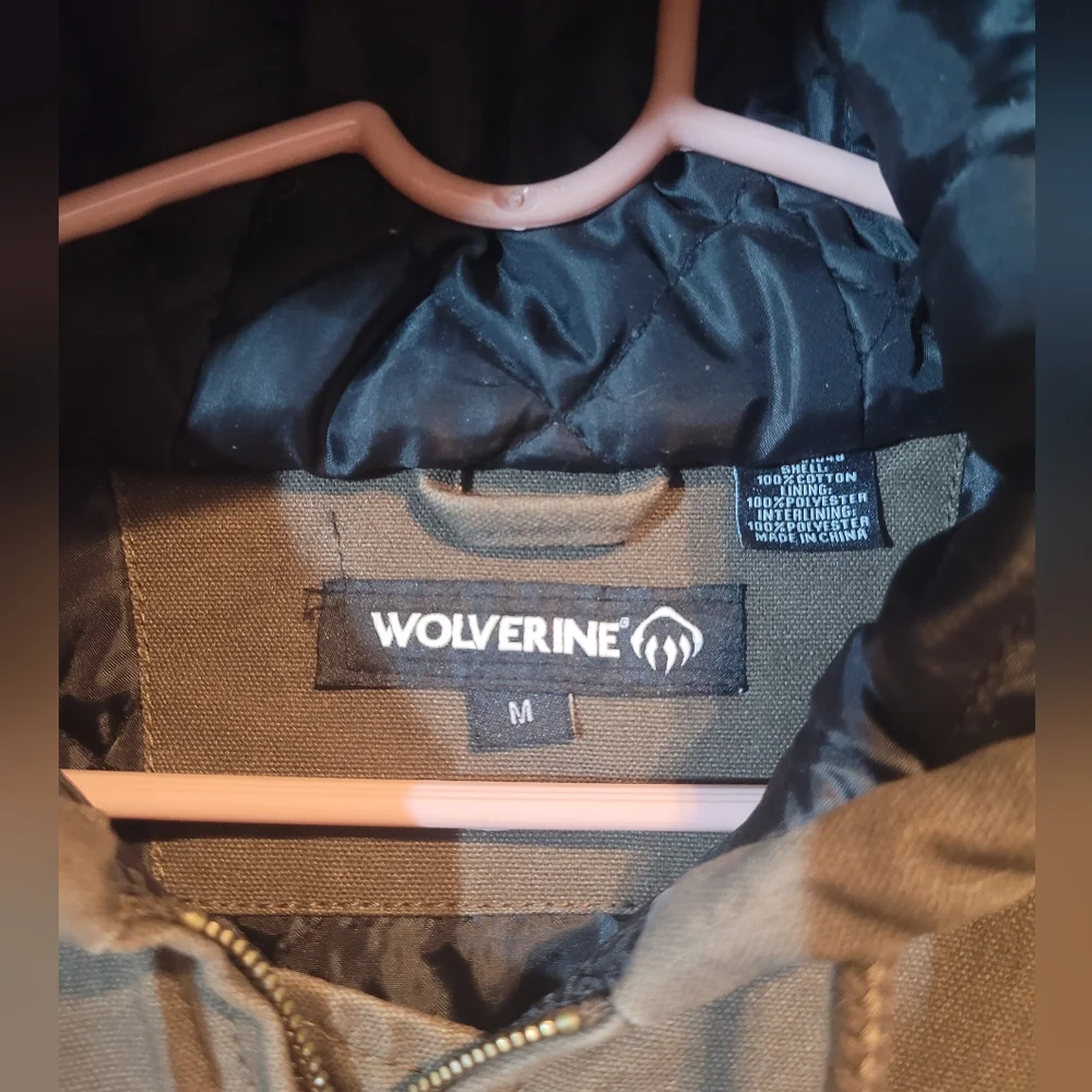 Brown Workwear Hooded Jacket. - Picture 5 of 8